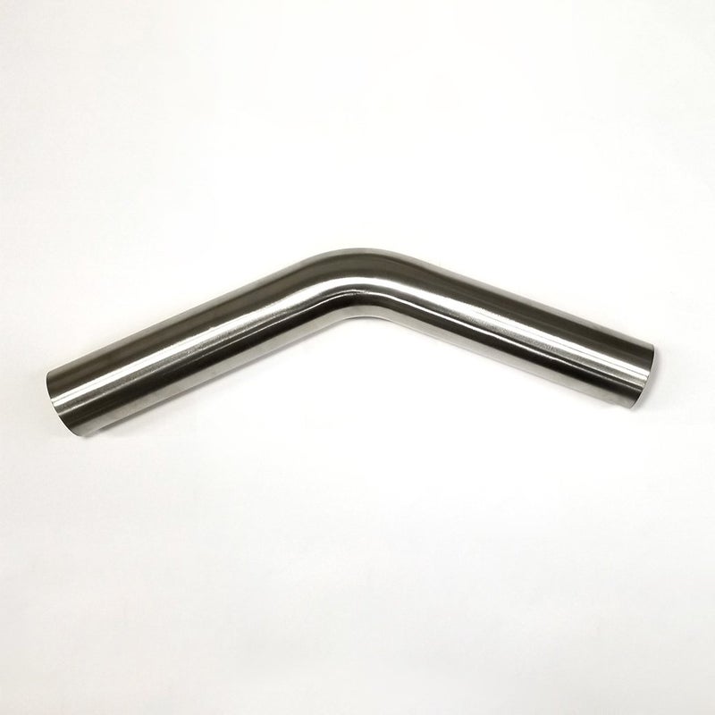 1.75" Stainless 45Â° Mandrel Bend - 1.5D/2.625" CLR Loose Radius - 16GA/.065" - SS304 - Stainless Bros.